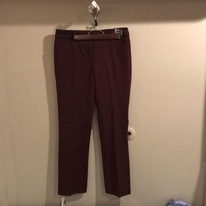 Burgundy dress pants